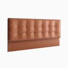 Grid Tufted Wall Mounted Headboard - Leather