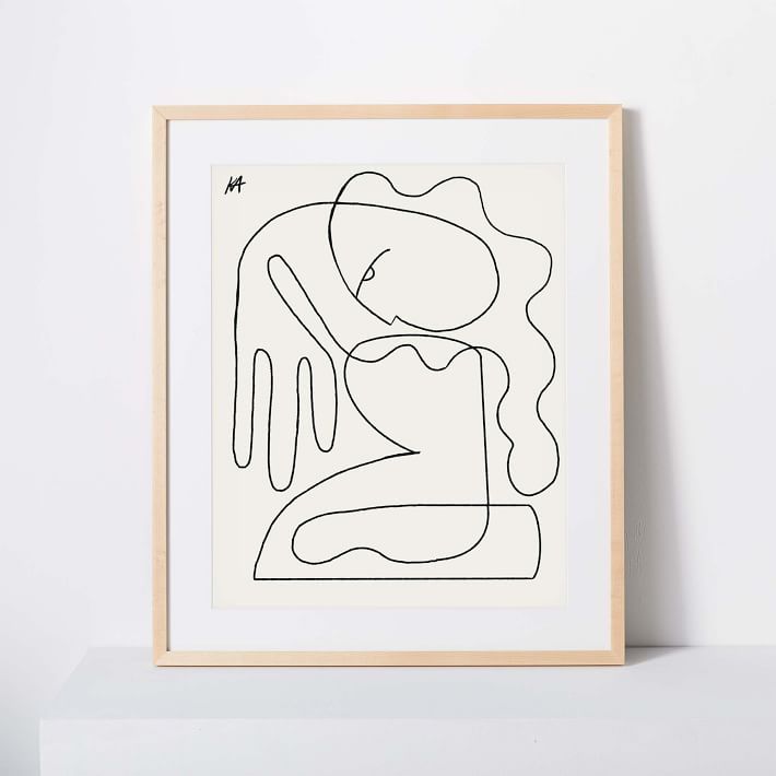 Kate Arends Framed Print - Meditation