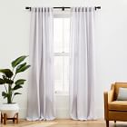 Oversized Adjustable Curtain Rod w/ Cylinder Finials | West Elm