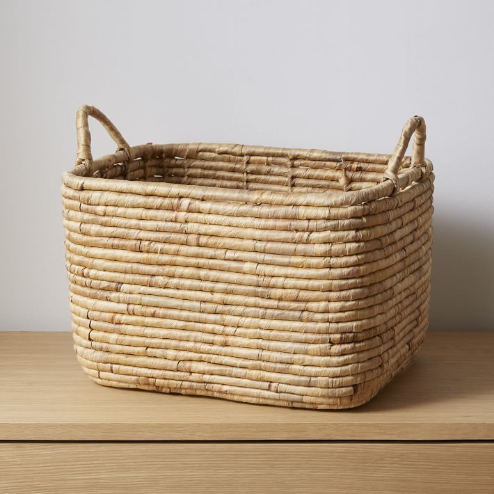 Woven Seagrass Basket- Large rectangular ( 19’W x 15’D x 15’H)