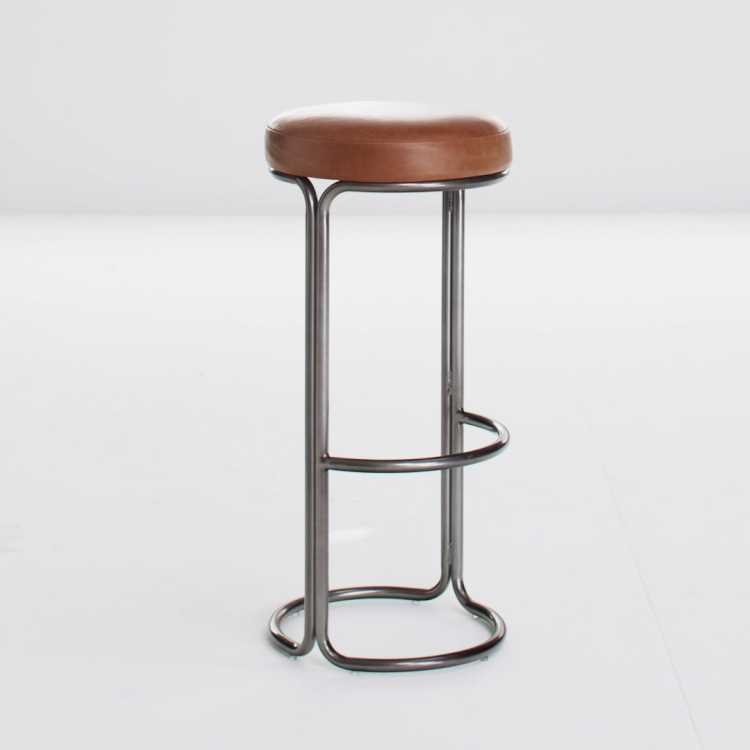 Cora Leather Counter Stool West Elm