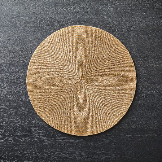 Glass Beaded Linens Placemats West Elm