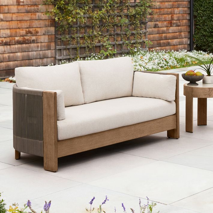 West elm outdoor deals loveseat