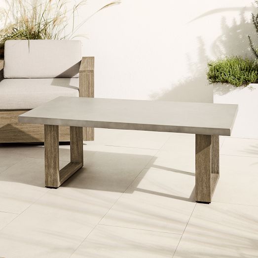 West elm concrete 2024 coffee table