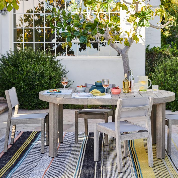 West elm portside outdoor deals dining table