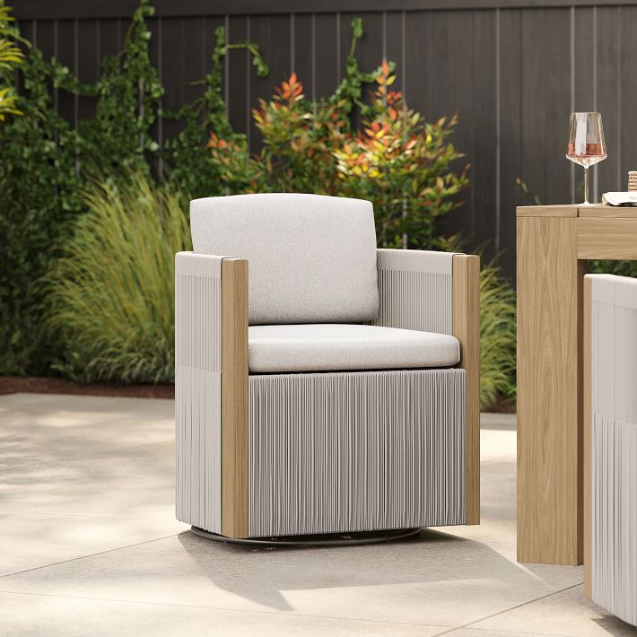 Porto Outdoor Swivel Dining Chair