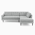 Drake 2-Piece Bumper Chaise Sectional (100&quot;)