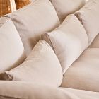 Harmony Modular Skirted Slipcover 2-Piece Chaise Sectional (122&quot;)
