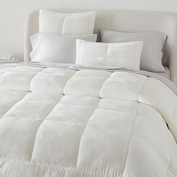 West elm store white comforter