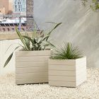 Grooved Linear Ficonstone Indoor/Outdoor Planters