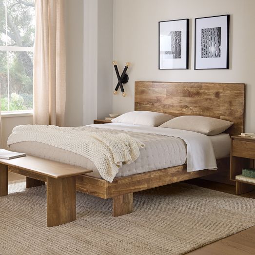 Alexa reclaimed store wood bed