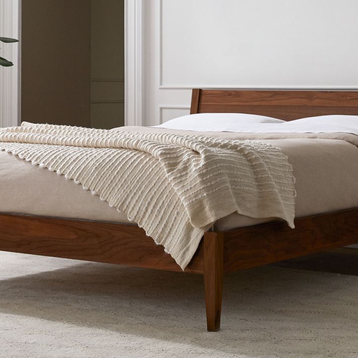 Modern show wood bed west deals elm