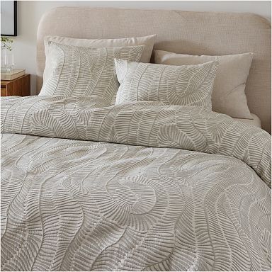 Fern Green Linen Duvet Cover