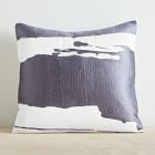 Gray &amp; Blue Patterned Pillow Cover Set