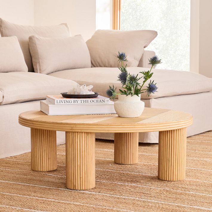 Hazel Pencil Reed Coffee Table (36&quot;)