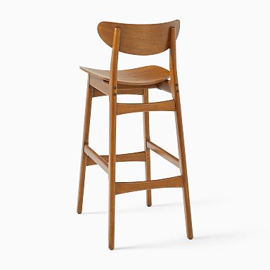 West elm deals bar stools wood