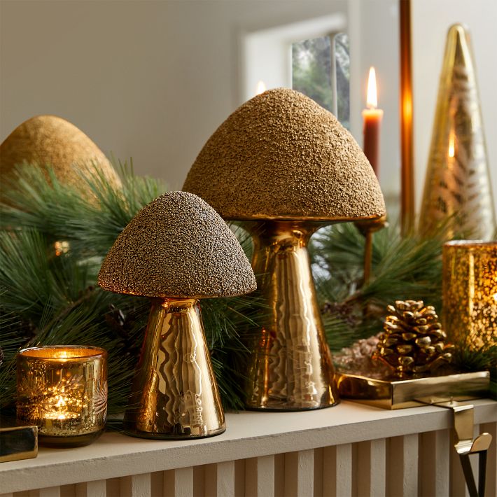 Decorative Glass Mushrooms