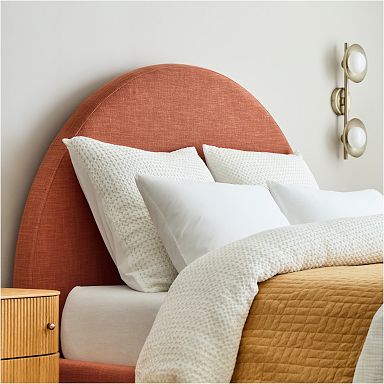 West elm deals curved headboard