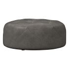 Brighton Leather Ottoman