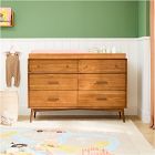 Mid-Century 6-Drawer Changing Table (56&quot;)