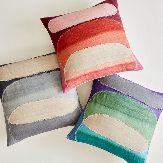 DipDye Silk Pillow Cover West Elm