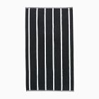 Woven Stripe Beach/Pool Towel - Black