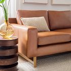 Eddy Leather 2-Piece Chaise Sectional (92&quot;)