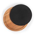 Picnic Time Insignia Acacia Wood &amp; Slate 4-Piece Cheese Board &amp; Tool Set