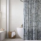Batik Floral Shower Curtain