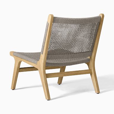 Catania Outdoor Rope Chair, Washed Brown, West Elm