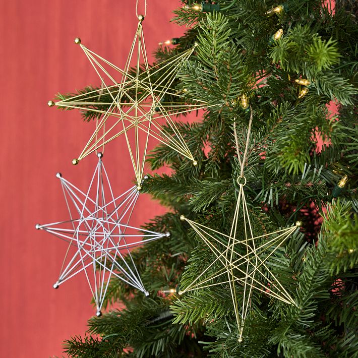 Vintage Modern Wire Star Ornament