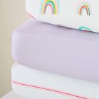 Soft Cotton Percale Crib Fitted Sheet