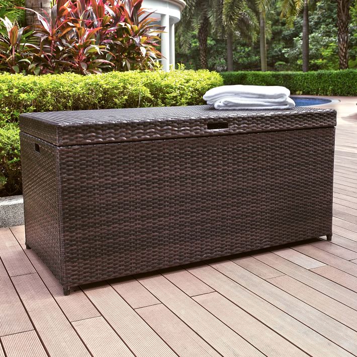 Palm Harbor Outdoor Wicker Storage Collection
