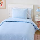 Soft Cotton Percale Duvet Cover &amp; Shams