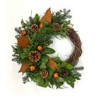 Salal Half Wreath w/ Ornament