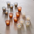 Colored Glass Votive Candles (Set of 5)