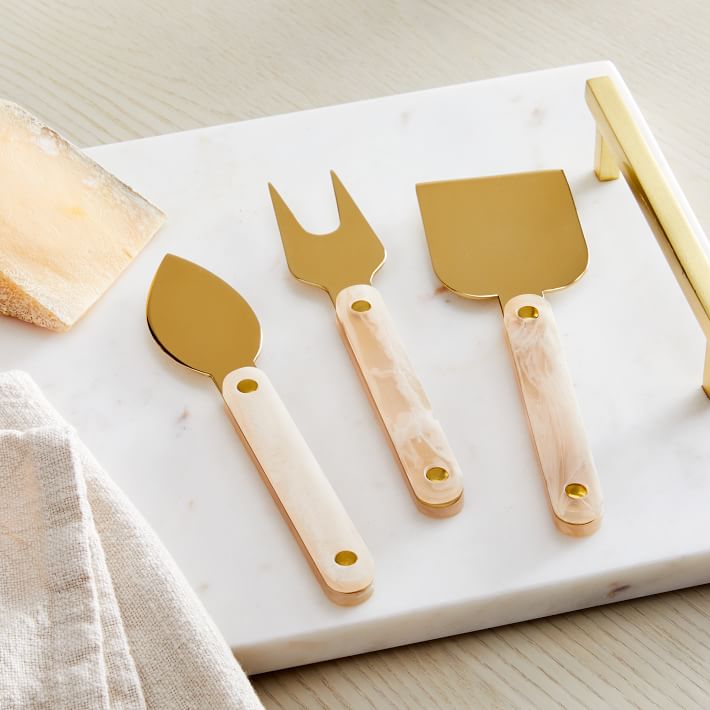 Quartz Cheese Knives (Set of 3)