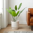 Faux Potted Bird of Paradise Plant