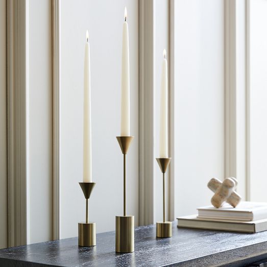Round Brass Candle Holder - The TAYLOR'd Home