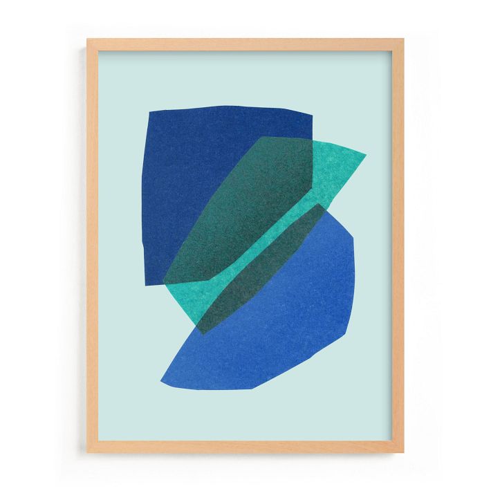 Paper Space I Framed Wall Art by Minted for West Elm Kids | West Elm