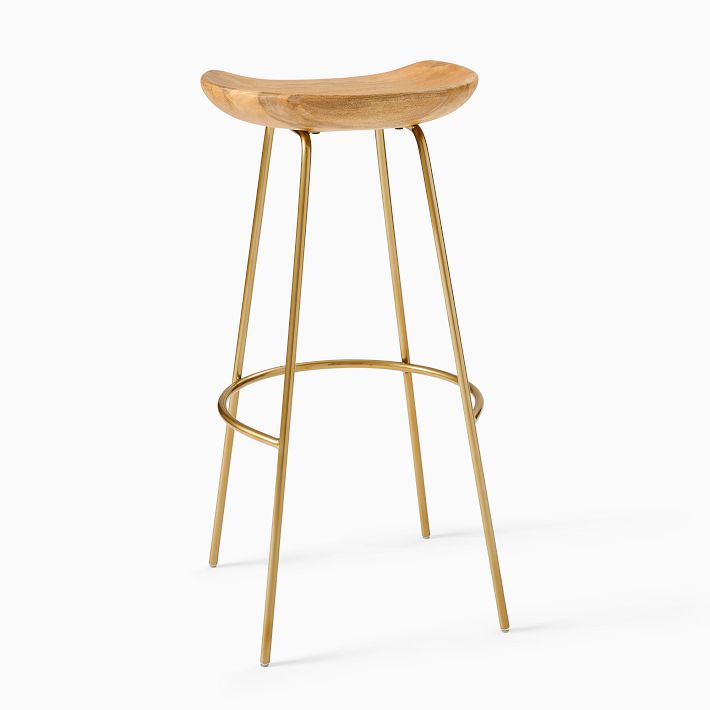 West elm deals stools wood