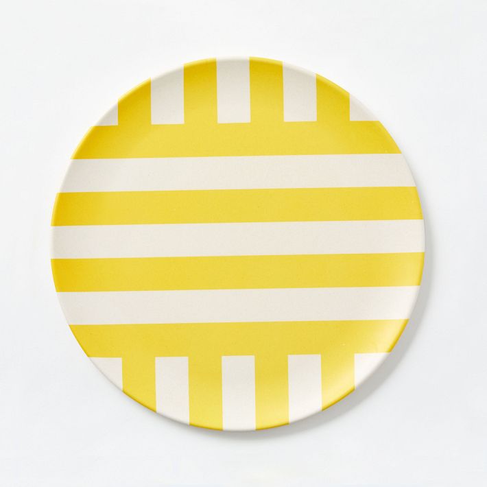 Xenia Taler Bamboo Dinner Plate - Yellow