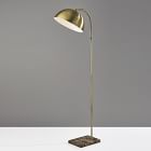 Dome Floor Lamp with Marble Base