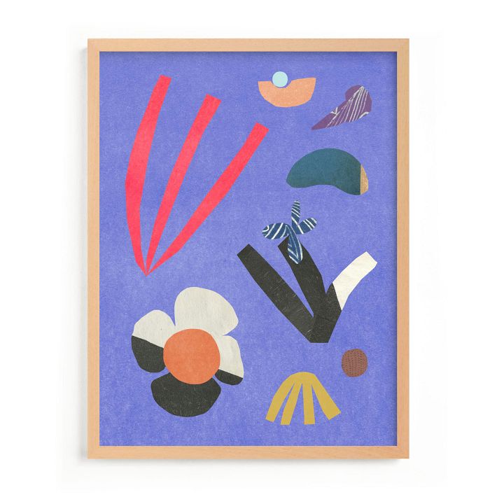 At the Bottom of the Ocean Framed Wall Art by Minted for West Elm Kids
