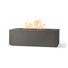 Tall 60&quot; Rectangle Outdoor Concrete Fire Table