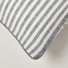 European Flax Linen Stripe Oversized Lumbar Pillow Cover