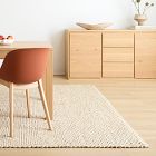 Braided Basketweave Jute Rug