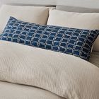 Silk Squares Lumbar Pillow Cover