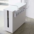 Yamazaki Tower Rolling Cable Management Rack | West Elm