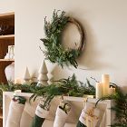 Pre-Lit Faux Mixed Pine &amp; Pepperberry Wreath &amp; Garland